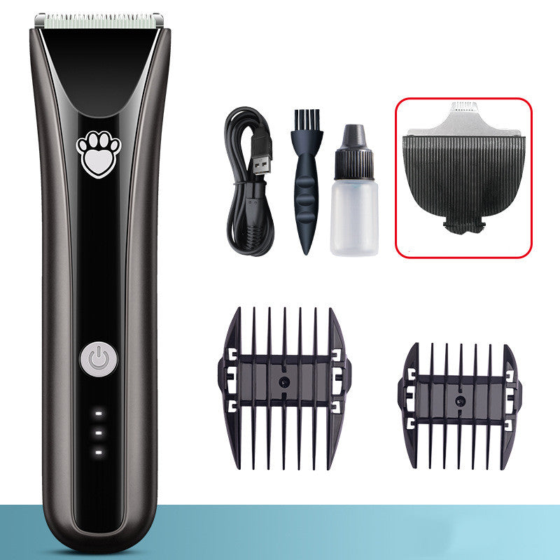 KFX-0045117 Waterproof Electric Pet Shaver with Ceramic Cutter Head and Standard Accessories