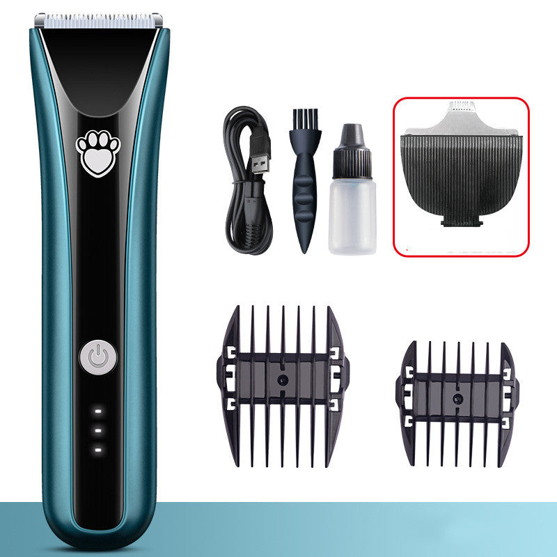 KFX-0045117 Waterproof Electric Pet Shaver with Ceramic Cutter Head and Standard Accessories