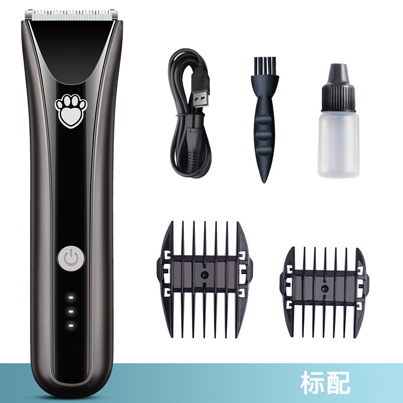 KFX-0045117 Waterproof Electric Pet Shaver with Ceramic Cutter Head and Standard Accessories