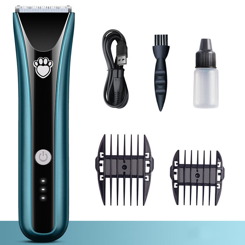KFX-0045117 Waterproof Electric Pet Shaver with Ceramic Cutter Head and Standard Accessories