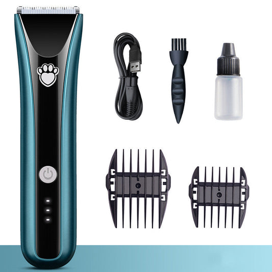 KFX-0045117 Waterproof Electric Pet Shaver with Ceramic Cutter Head and Standard Accessories