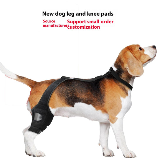 KFX-0048573 Dog Hind Leg Knee Brace Support Strap - Neoprene, Multiple Sizes & Colors Available