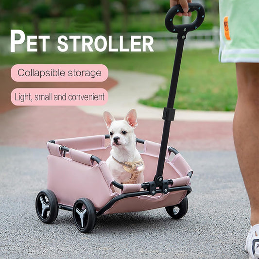 KFX-0051517 Portable Foldable Pet Stroller for Dogs and Cats in Multiple Colors