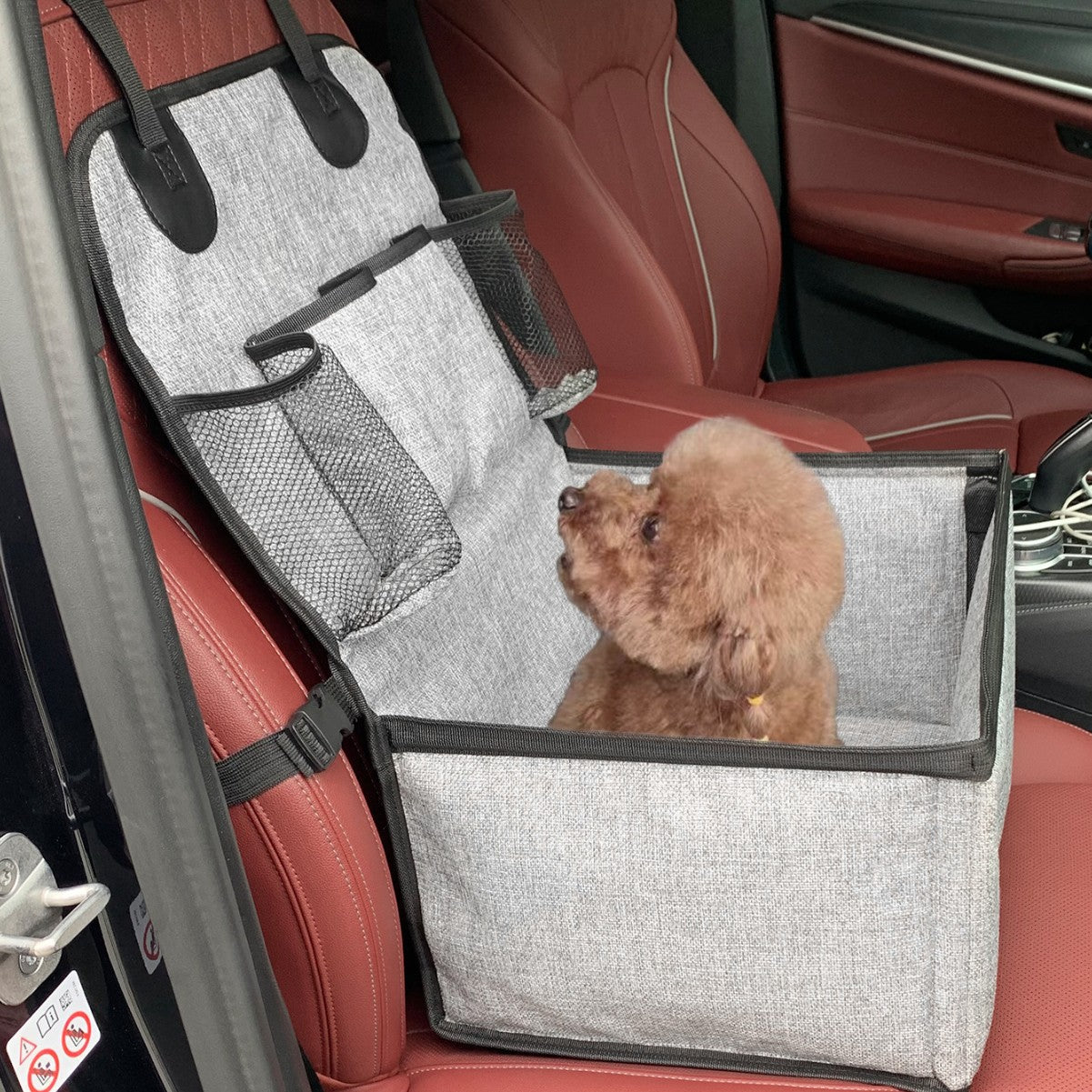 KFX-0054077 Thickened Gray Portable Dog Pet Mat - Dirt-Resistant, Machine Washable