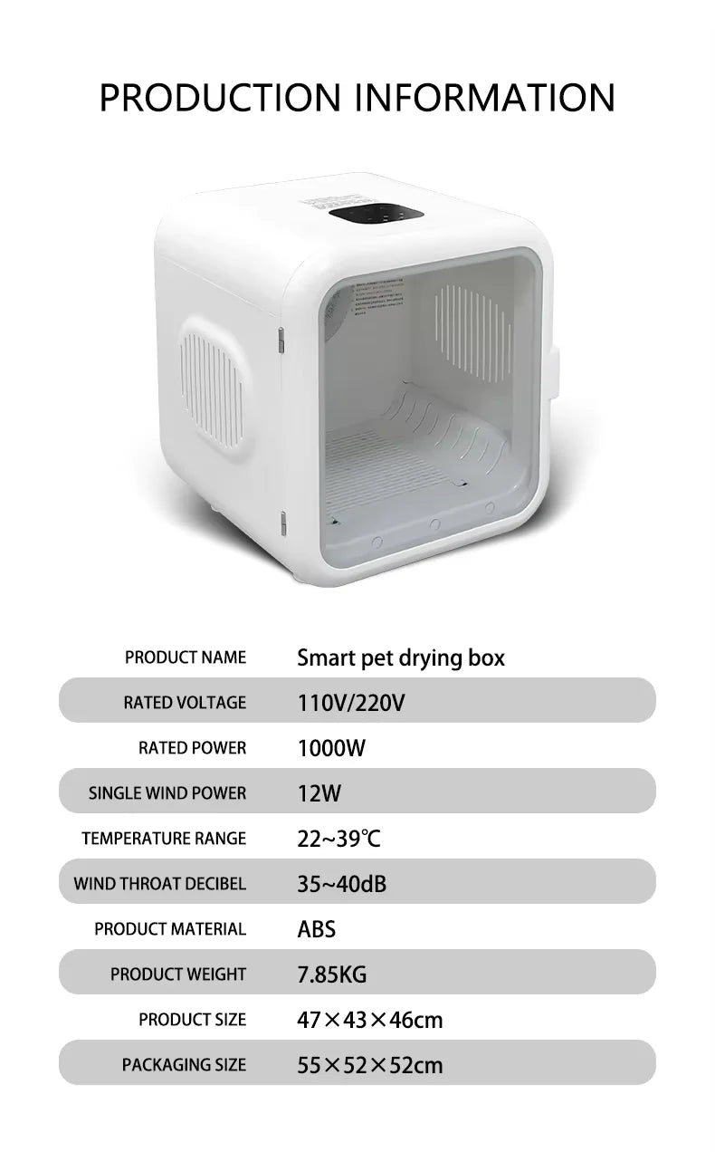 KFX-005651 Automatic Pet Washing and Drying Machine with Quiet Air Blower for Small Animals
