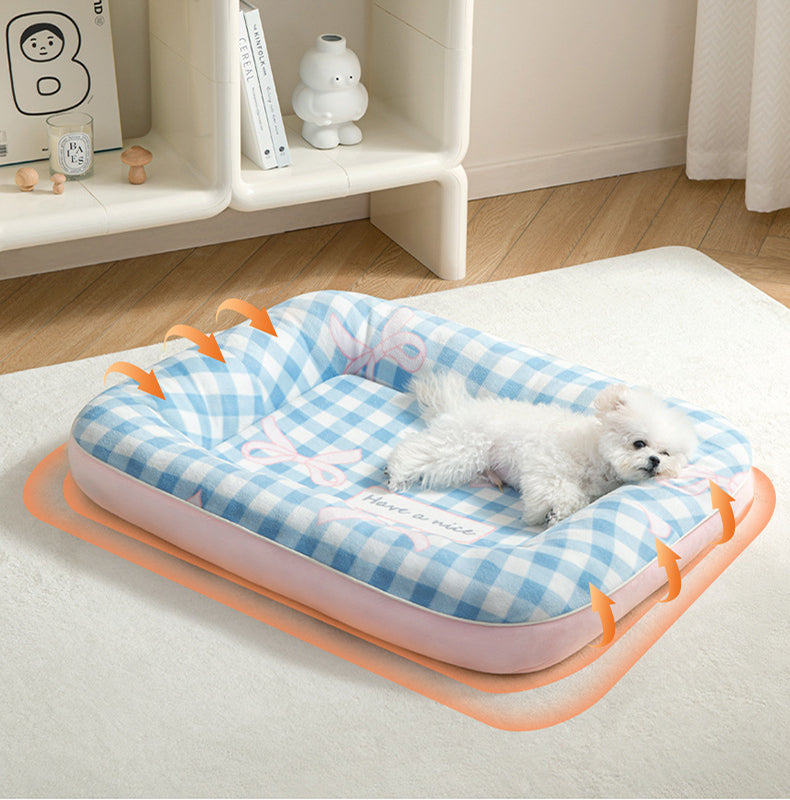 KFX-0056893 All Seasons Small Dog Bed Cushion - Cozy Sleeping Mat for Cats and Dogs