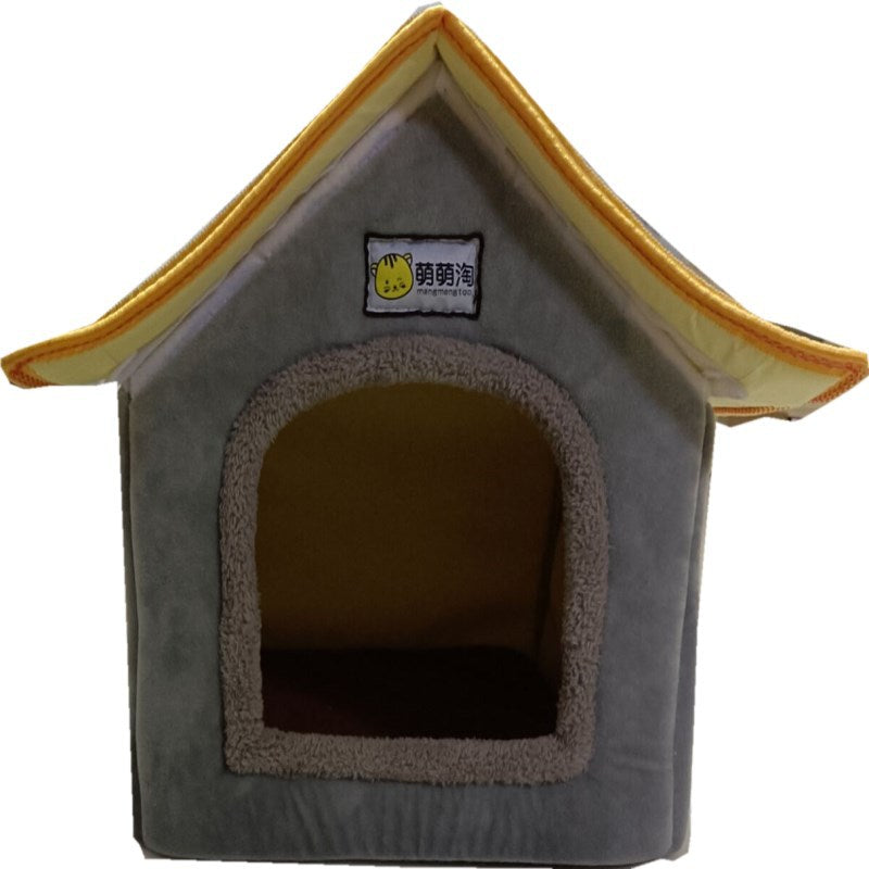 KFX-0059069 Winter Pet Bed with Removable and Washable Cover, Available in Sizes S, M, L
