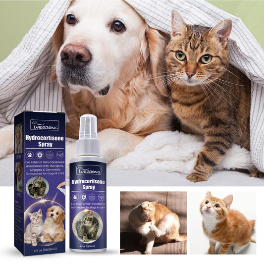 KFX-0062653 Pet Anti-Itching Spray for Cleansing and Soothing Skin - 118.56ml