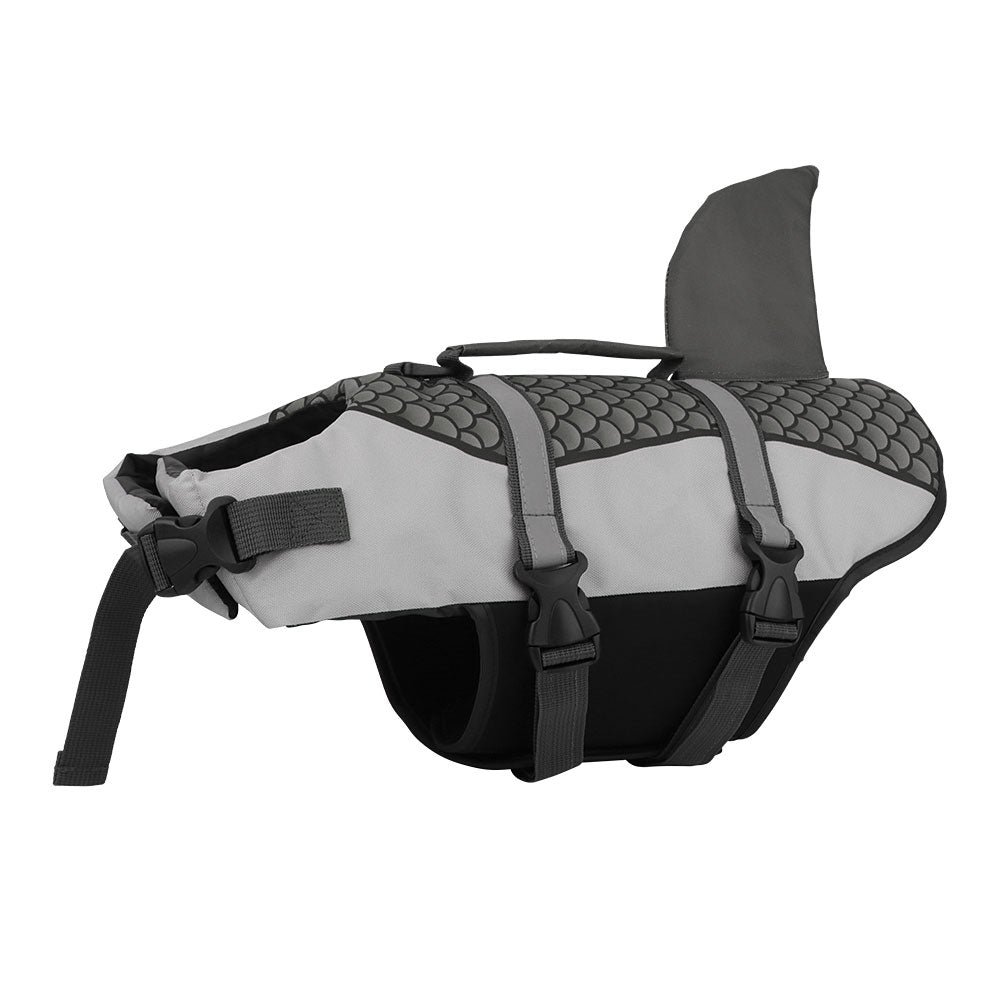 KFX-0064957 High Buoyancy Pet Dog Life Jacket Vest with Handle and Leash Ring - Lightweight and Easy to Use for Swimming