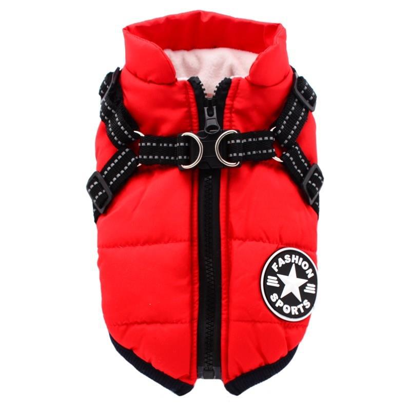 KFX-0065213 Cotton Casual Down Jacket for Pomeranian and Teddy Dogs