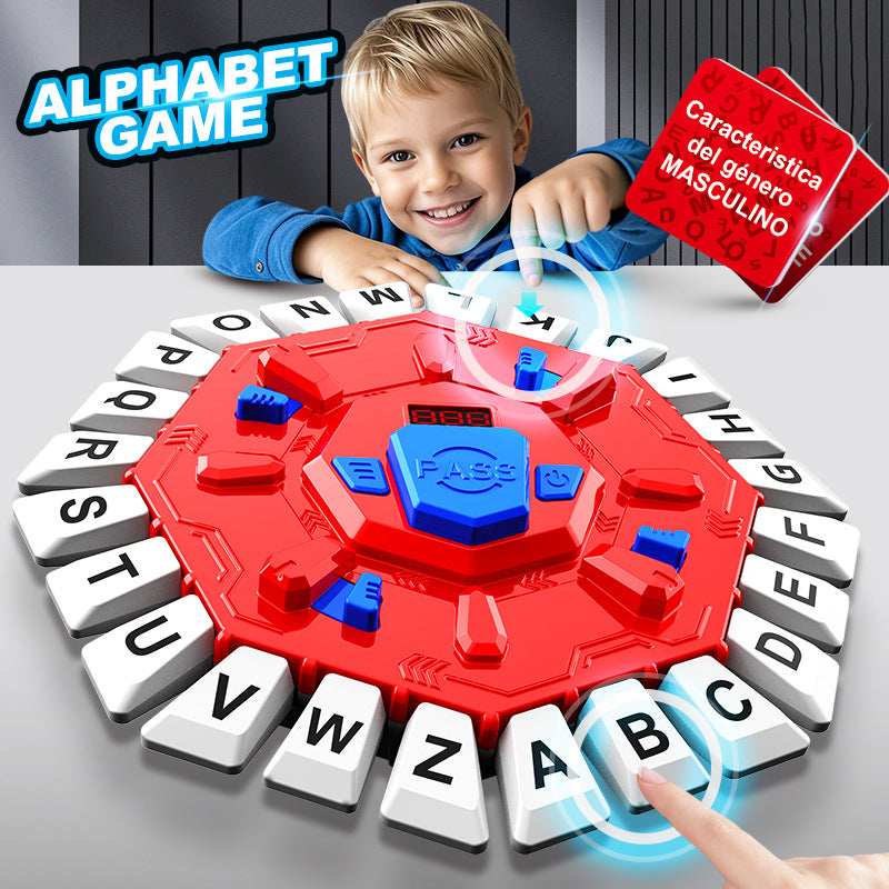 KFX-0065597 Multifunctional Crazy Letter Turntable Game for Emotional and Cognitive Development