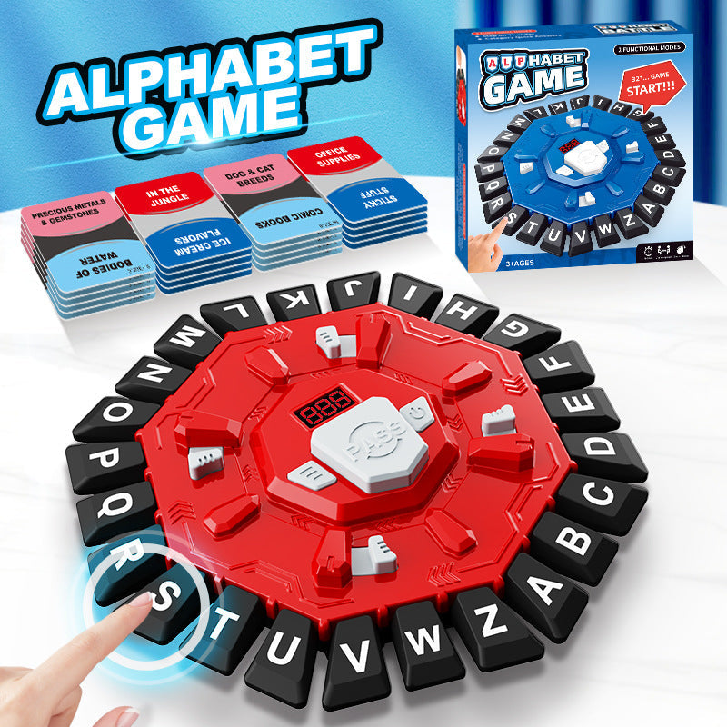 KFX-0065597 Multifunctional Crazy Letter Turntable Game for Emotional and Cognitive Development