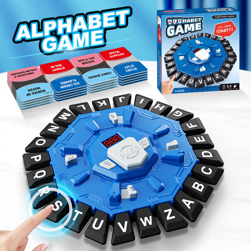 KFX-0065597 Multifunctional Crazy Letter Turntable Game for Emotional and Cognitive Development