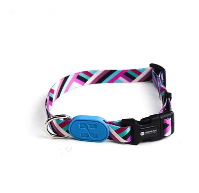 KFX-0068541 Colorful Adjustable Dog Collar for Small, Medium, and Large Dogs - Durable Design with Varying Widths