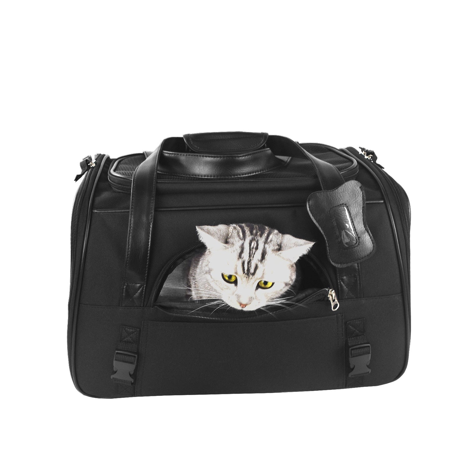 KFX-0072765 Small Oxford Cloth Dog Carrier Travel Car Seat - 45*24*28cm