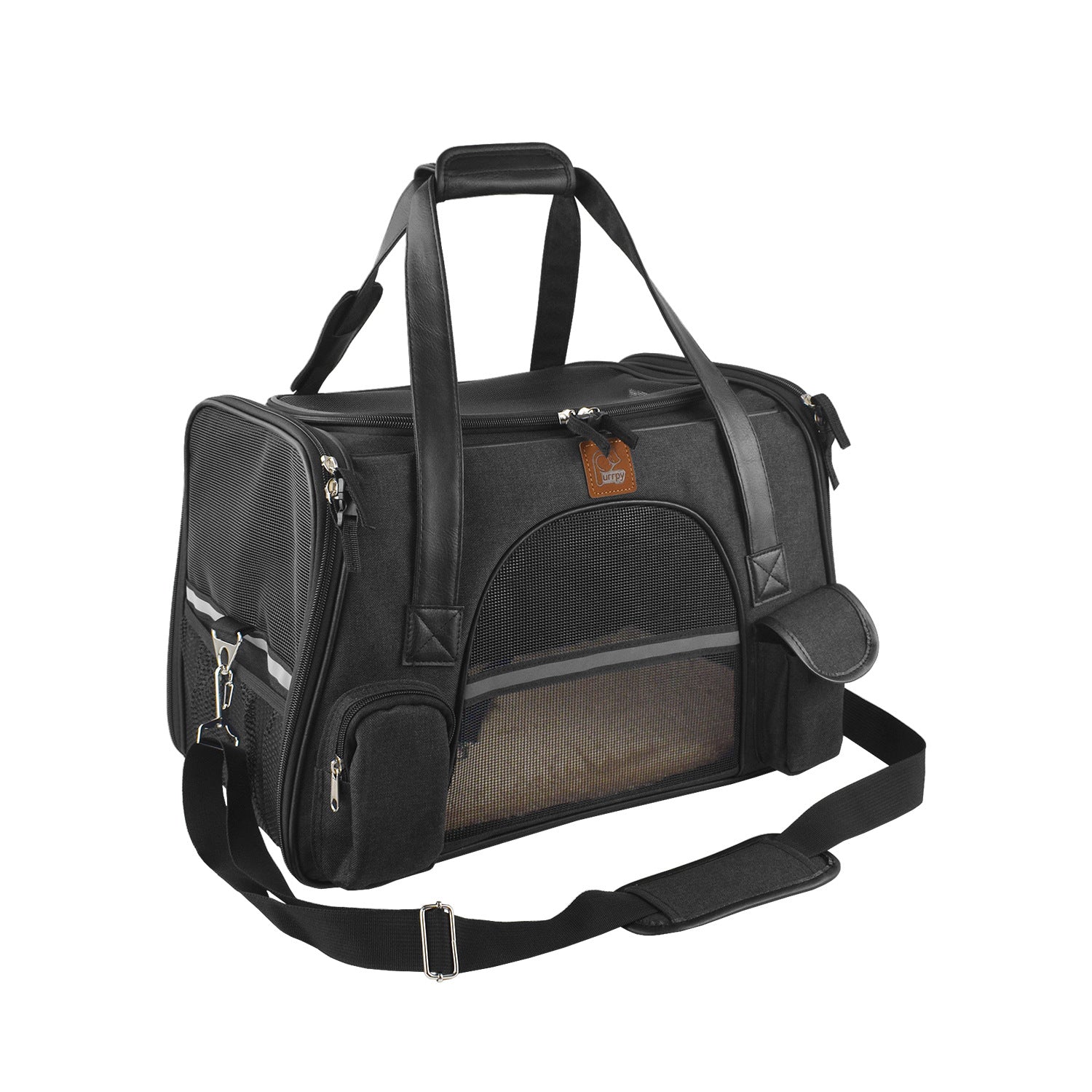 KFX-0072765 Small Oxford Cloth Dog Carrier Travel Car Seat - 45*24*28cm