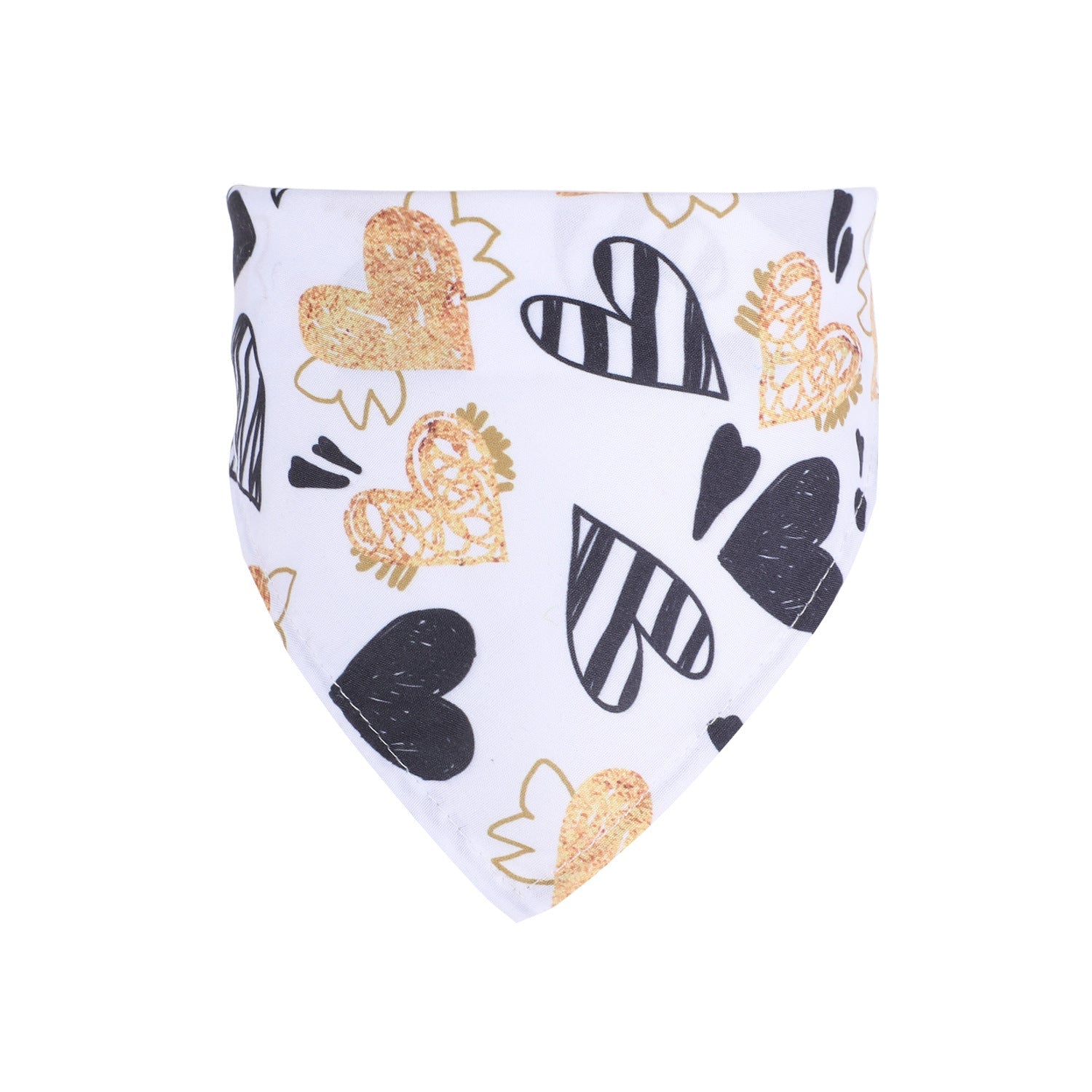 KFX-0073917 Valentine's Day Triangle Pet Scarf - Multiple Colors Available, Fits Neck Circumference 20-46CM