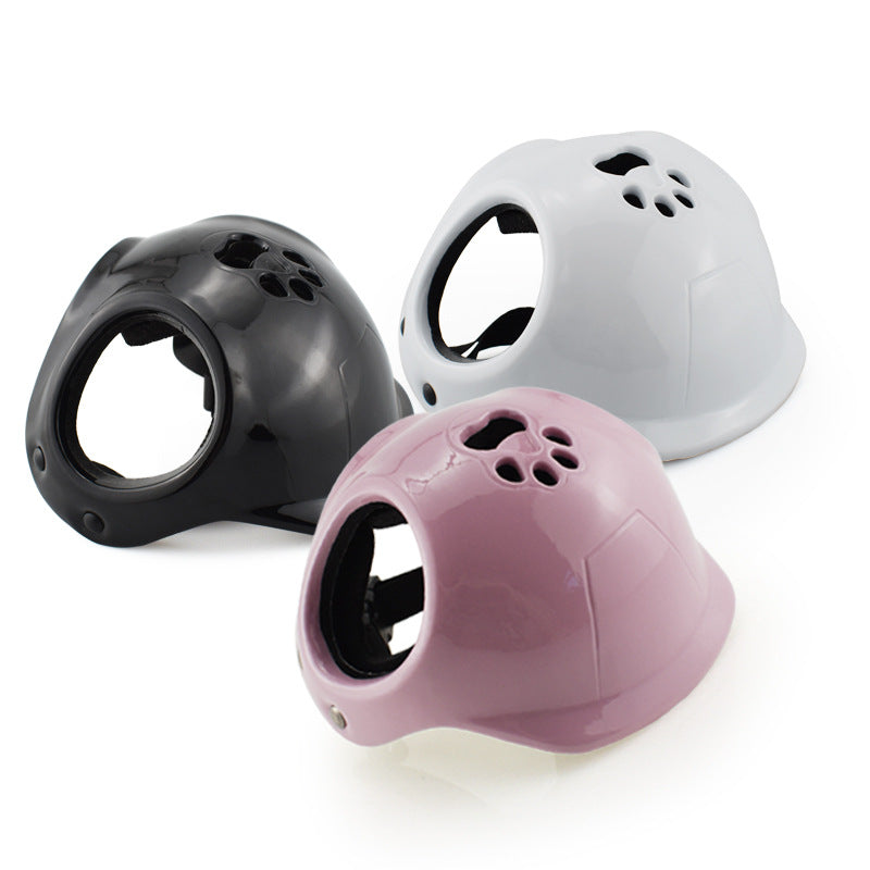 KFX-0076861 PET Helmet Cycling Hat for Small and Medium Dogs - Durable Plastic, Year-Round Use, Stylish Colors
