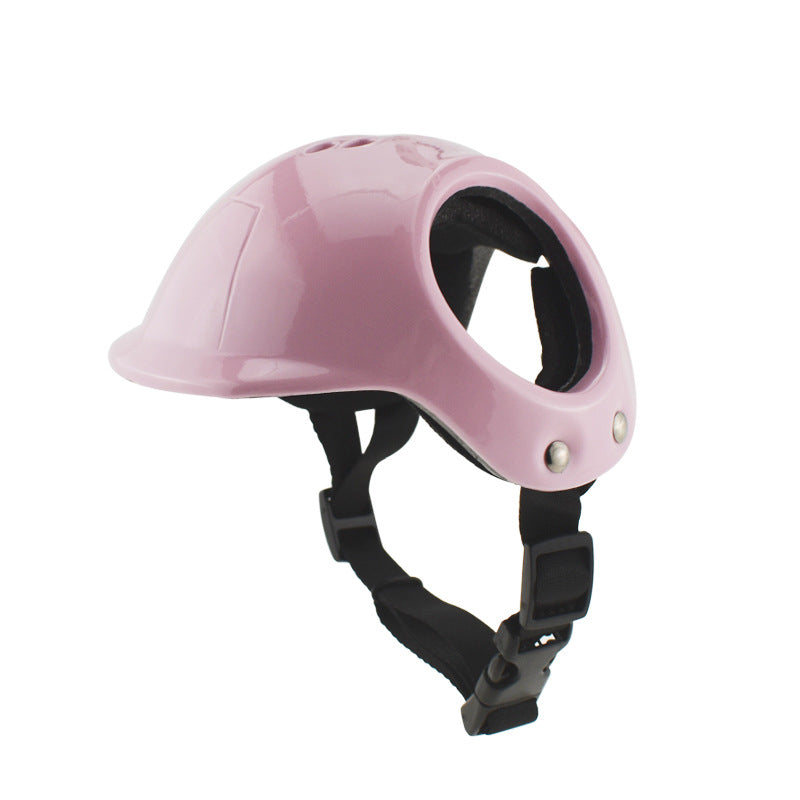 KFX-0076861 PET Helmet Cycling Hat for Small and Medium Dogs - Durable Plastic, Year-Round Use, Stylish Colors