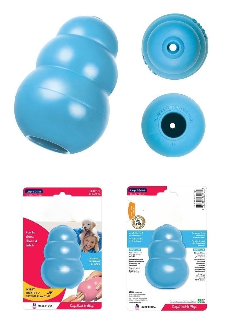KFX-0077117 Durable Rubber Dog Toy - Gourd Shape, Food Leakage Design, Multiple Sizes Available