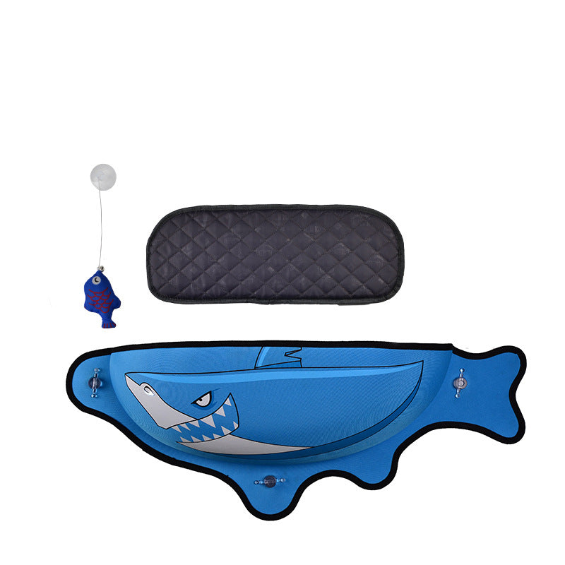 KFX-0082109 Window Suction Cat Hammock Bed for Comfortable Sleeping and Playtime