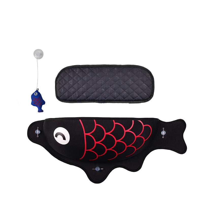 KFX-0082109 Window Suction Cat Hammock Bed for Comfortable Sleeping and Playtime