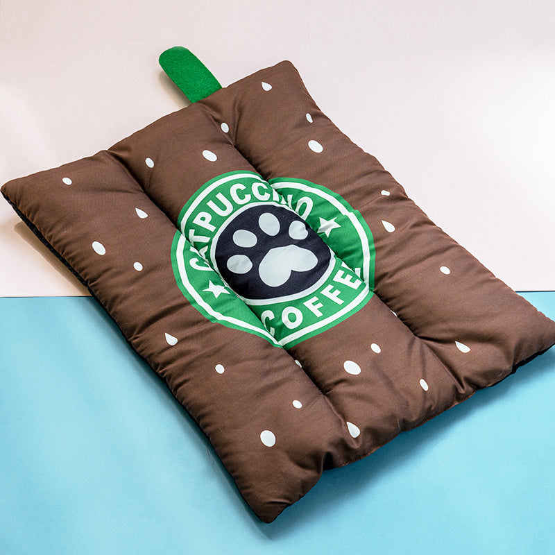 KFX-0083901 Pet Self Cooling Mat - Washable Ice Silk Cushion for Dogs and Cats in Various Fruit Designs