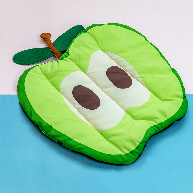 KFX-0083901 Pet Self Cooling Mat - Washable Ice Silk Cushion for Dogs and Cats in Various Fruit Designs