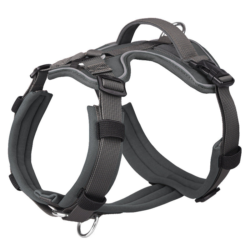 KFX-0087101 Breathable Reflective Dog Harness with Explosion-proof Chest Strap – Multiple Colors Available