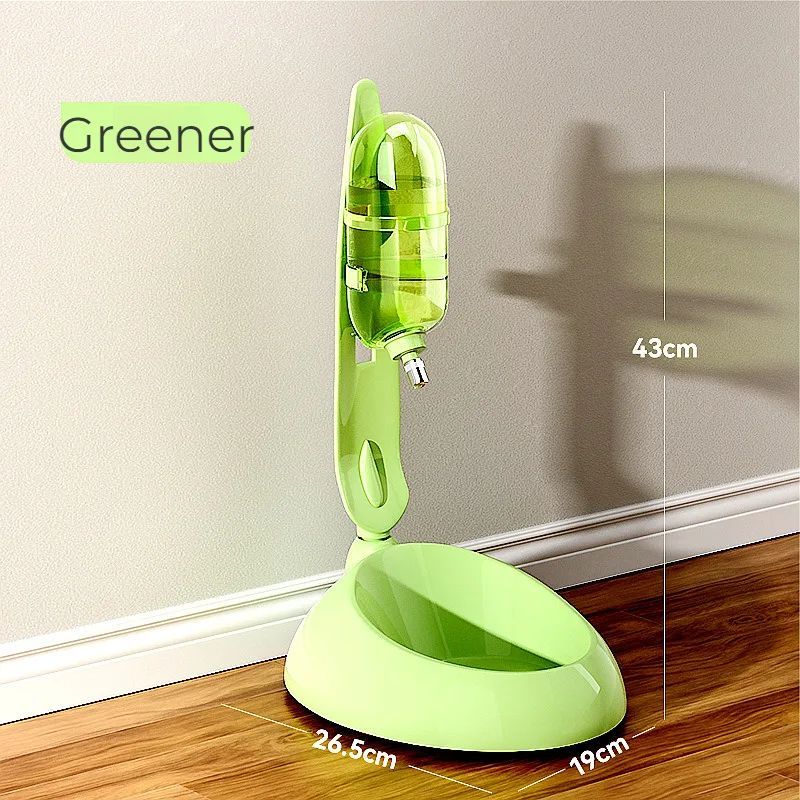 KFX-0093629 Automatic Non-Wet Mouth Water Bottle for Dogs and Cats - Pet Drinker Set