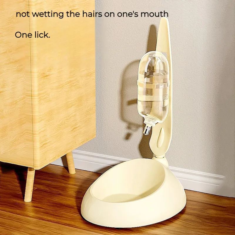 KFX-0093629 Automatic Non-Wet Mouth Water Bottle for Dogs and Cats - Pet Drinker Set