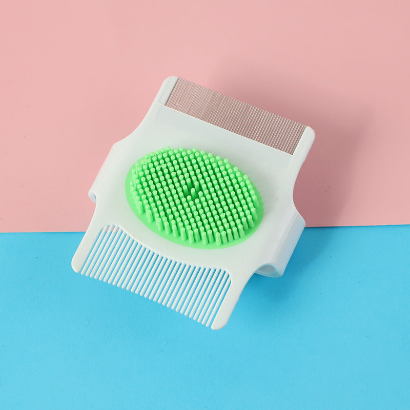 KFX-0095037 Multifunctional Pet Grooming Comb for Dogs - Hair Removal, Massage & Flea Control Tool