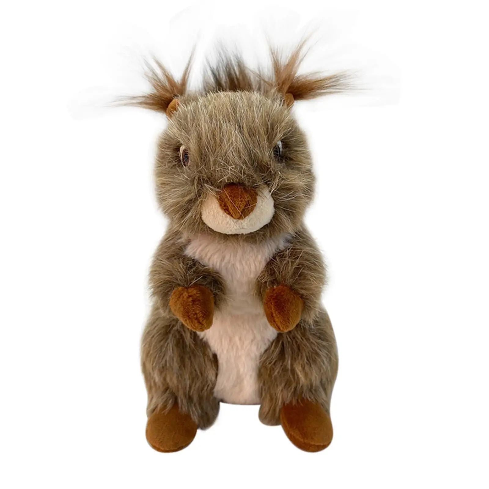 KFX-0095165 Squeaky Plush Squirrel Toy for Dogs and Cats - Interactive Chewing Toy for Aggressive Chewers