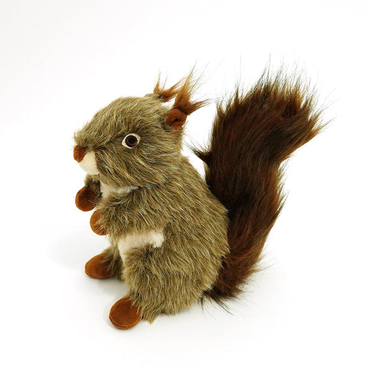 KFX-0095165 Squeaky Plush Squirrel Toy for Dogs and Cats - Interactive Chewing Toy for Aggressive Chewers
