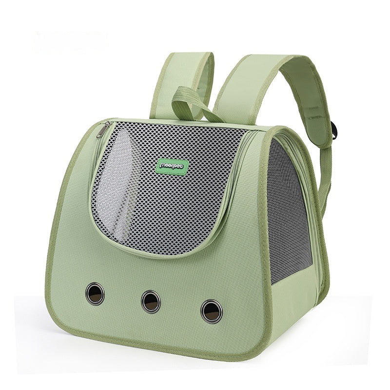 KFX-0097213 Large Capacity Medium Hard Oxford Pet Cat Backpack in Solid Colors