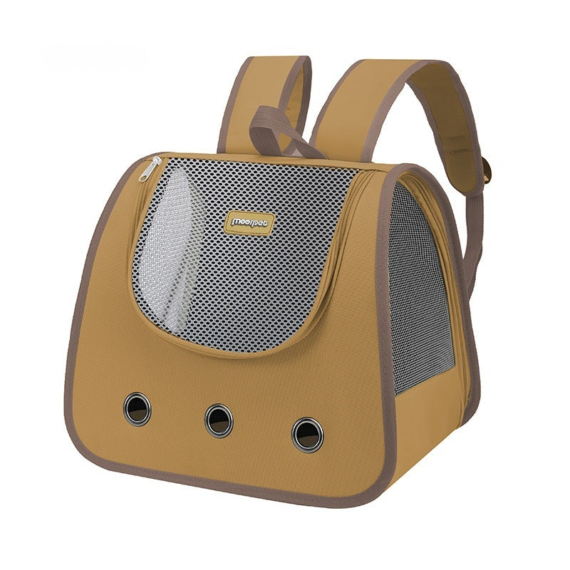KFX-0097213 Large Capacity Medium Hard Oxford Pet Cat Backpack in Solid Colors