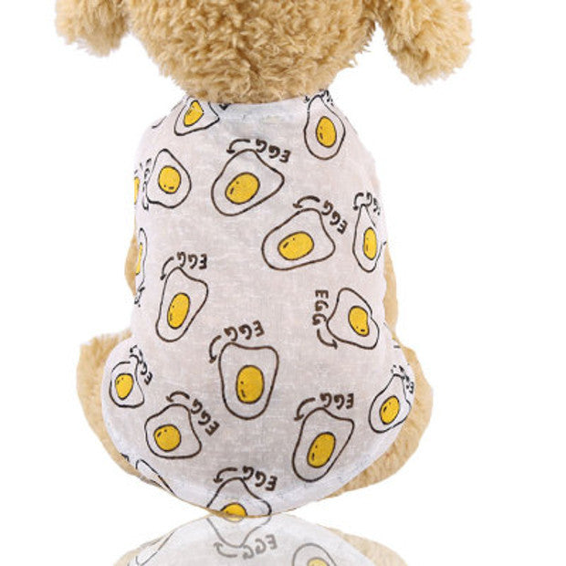 KFX-0097725 Lightweight Casual Summer Clothing for Small Dogs - Breathable Fabric & Comfortable Fit