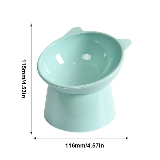 KFX-0105277 Elevated Anti Vomiting Cat Bowl with Non-Slip Base for Comfortable Feeding