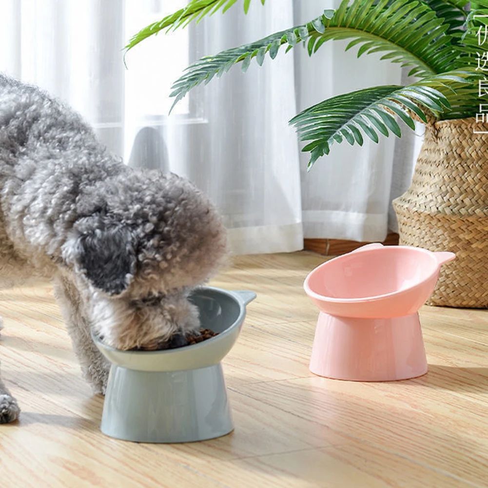 KFX-0105277 Elevated Anti Vomiting Cat Bowl with Non-Slip Base for Comfortable Feeding