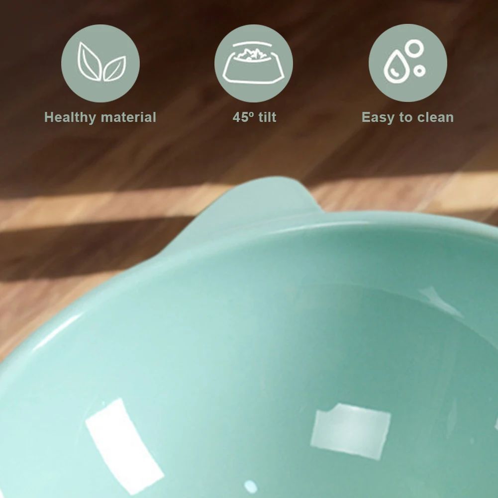 KFX-0105277 Elevated Anti Vomiting Cat Bowl with Non-Slip Base for Comfortable Feeding