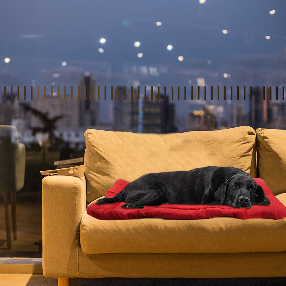 KFX-0109117 Foldable Waterproof Dog Cushion for Home and Outdoor Use, 90cm x 60cm