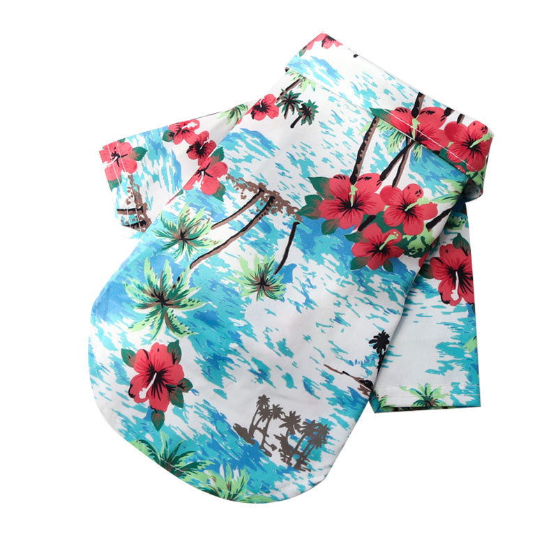 KFX-0113213 Hawaiian Style Pineapple Shirt for Small & Medium Dogs - Spring & Summer Pet Apparel