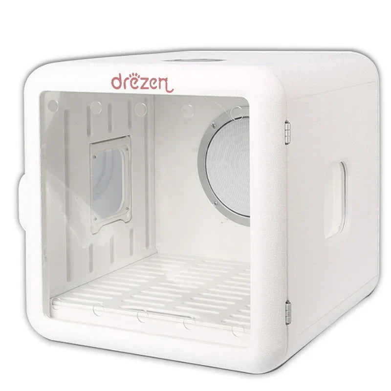 KFX-011411 Pet Hair Dryer Box for Cats and Dogs - 2000W Low Noise ABS Material, Efficient Indoor Drying