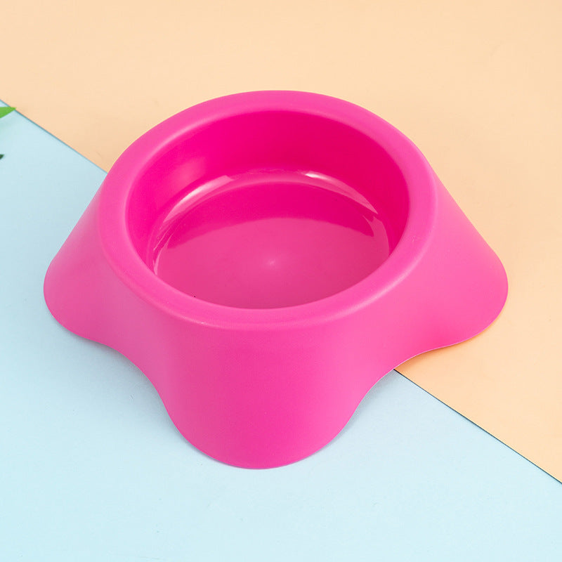 KFX-0115005 Non-slip Pet Bowl for Cats and Dogs - Fluorescent Green, Glitter, Dark Blue, Light Gray - Multiple Sizes Available