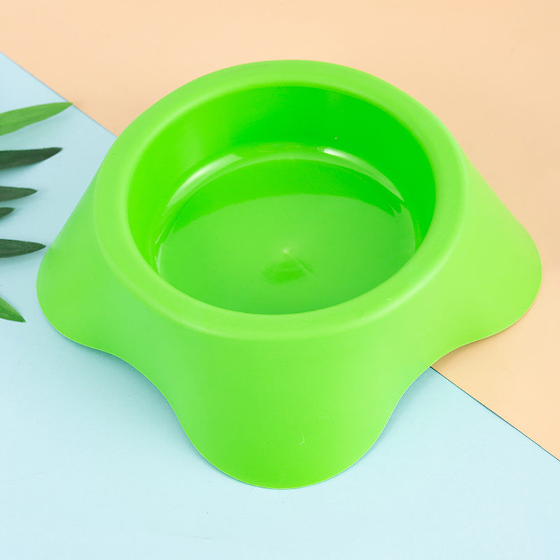 KFX-0115005 Non-slip Pet Bowl for Cats and Dogs - Fluorescent Green, Glitter, Dark Blue, Light Gray - Multiple Sizes Available