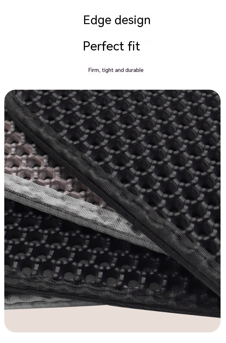 KFX-0116669 EVA Cat Litter Mat Double Layer Design for Anti-Splash and Easy Cleaning - Multiple Sizes Available
