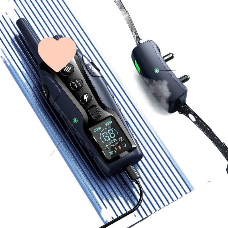 KFX-0117437 Remote Control Dog Training Collar - Waterproof, Color Screen, Dual Power, 1000m/2000m Range