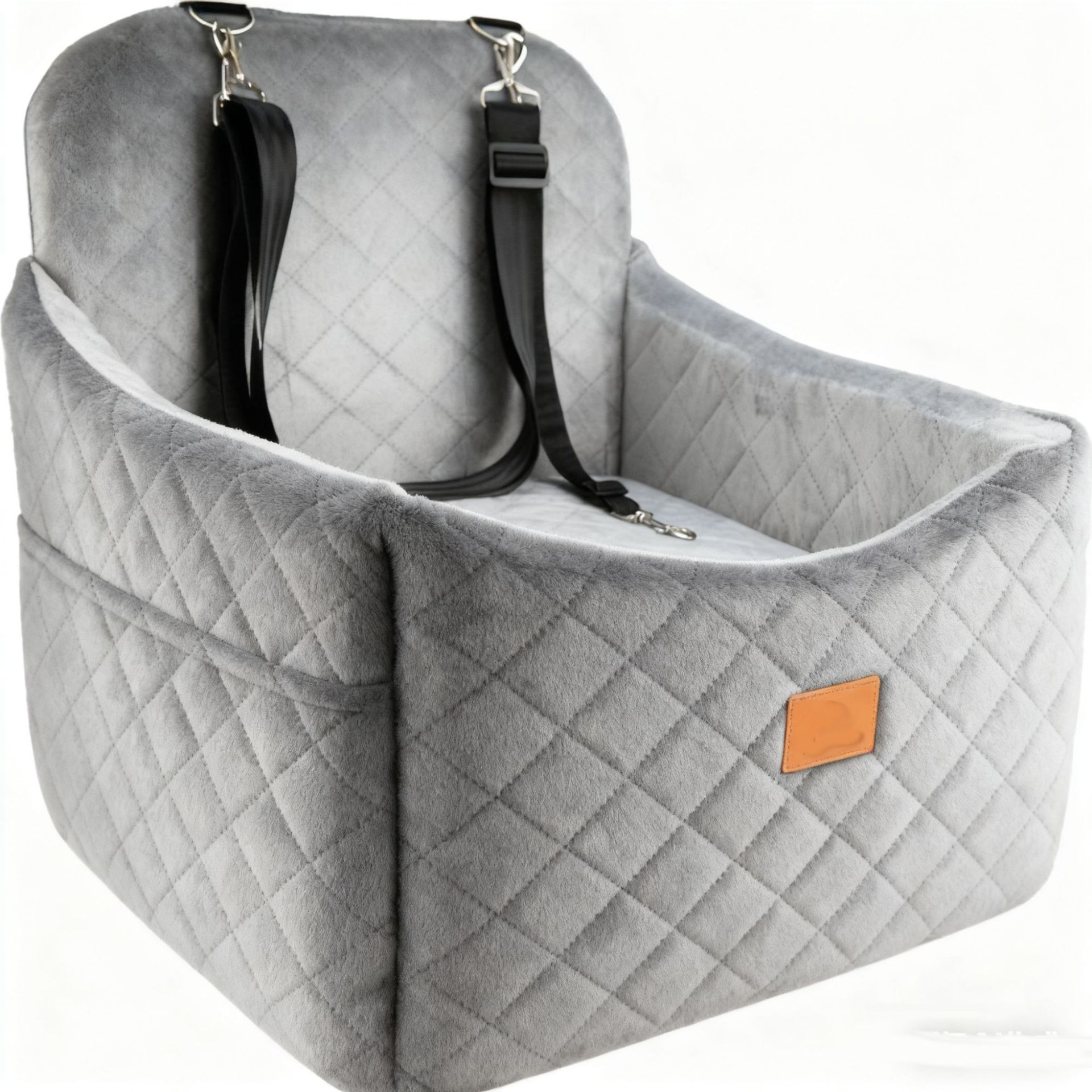 KFX-0119613 Cozy Soft Cushion Pet Car Bed for Small and Medium Dogs in Multiple Colors