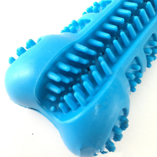 KFX-0121405 Dog Toothbrush Chew Toy - Silicone Tooth Cleaning Molar Stick for Teeth Grinding and Plaque Removal