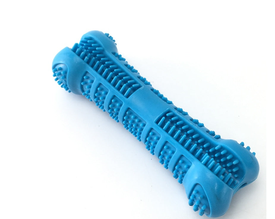KFX-0121405 Dog Toothbrush Chew Toy - Silicone Tooth Cleaning Molar Stick for Teeth Grinding and Plaque Removal